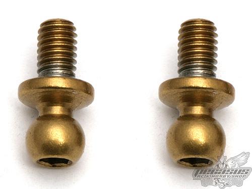 Team Associated Ti Nitride Ballstuds M3x5 - Short (2pcs)